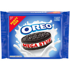 OREO Mega Stuf packaging with reseal tab preserves freshness for snacking