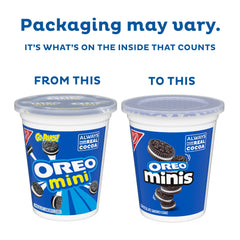 OREO Minis bulk packaging in snack cups for sharing