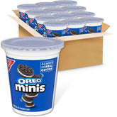 OREO Minis chocolate sandwich cookies in snack cups, ideal for on-the-go snacking