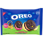OREO pink-yellow creme Easter cookies in a colorful snack pack, ideal for Easter baskets.