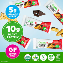 Ingredient list reveals plant-based protein from brown rice, peas, and chia