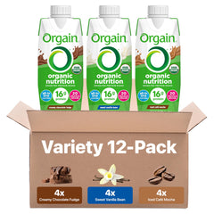 Orgain vanilla balance bottle: ready-to-drink nutrition with 16g grass-fed protein