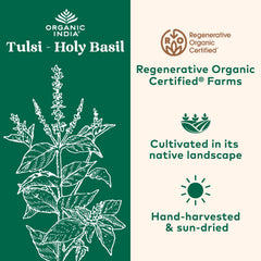Organic India Tulsi Original 1 lb bag for pantry-friendly brewing.