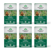 ORGANIC INDIA Tulsi Original Tea box front for calming, caffeine-free herbal tea.