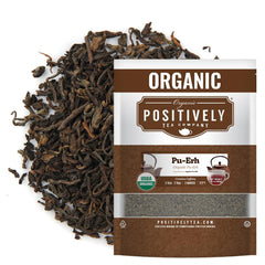Organic Positively Tea Pu-Erh loose leaf 1lb for rich infusions.