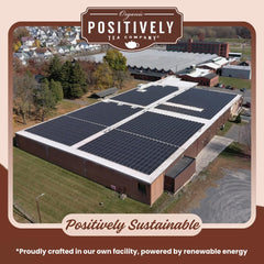 Organic Positively Tea Pu-Erh packaging label highlights USDA Organic certification.