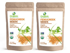 Organic Spice Resource fenugreek seeds pack ready for pantry use and bold curry flavor.