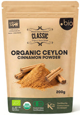 Organic Spice Shop Ceylon cinnamon powder in a 7oz bag for easy pantry storage