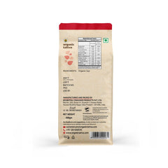 Organic Tattva semolina packaging front highlighting organic farming