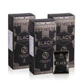 ORGANO Gourmet Black Coffee sachet close-up for convenient single-serve preparation.