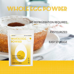 ORGFUN egg powder for baking and smoothies with rich flavor