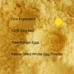ORGFUN fine-texture egg powder in bowl ideal for smooth batters