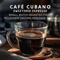 Oriente Sweetened Espresso beans close-up highlighting aromatic notes and careful processing.