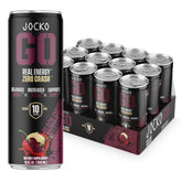 Origin Jocko GO energy drink black cherry vanilla can for a sugar-free energy boost