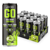 Origin Jocko GO Sour Apple can front view shows a sugar-free energy boost for busy mornings.