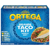 Ortega Grande Taco Kit hard shells for quick crunchy tacos.