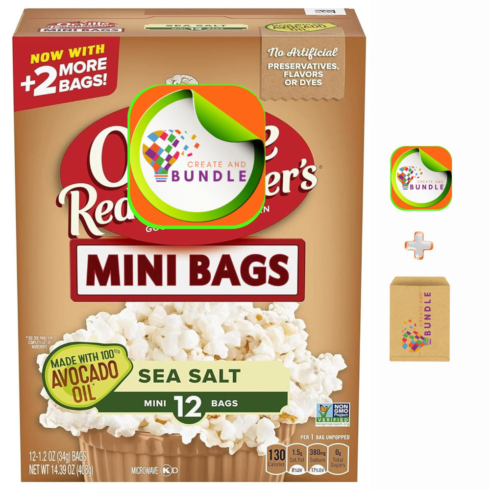 Orville Redenbacher's avocado oil popcorn mini bags for quick, portion-controlled snacking