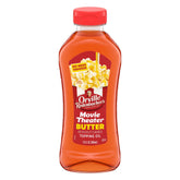 Orville Redenbacher's topping oil bottle pour for quick butter drizzle on popcorn