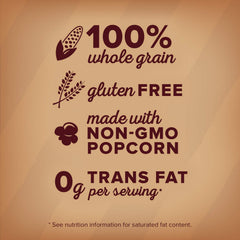 Orville Redenbacher's Naturals gluten-free option supports gluten-conscious snacking at gatherings.