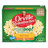 Orville Redenbacher's SmartPop Butter Popcorn bags—12-pack for family movie nights