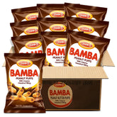 Osem Bamba peanut puffs with hazelnut center, a crunchy on-the-go snack.