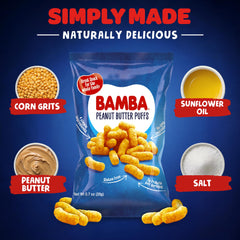 Osem Gratify Bamba grain-free puff close-up with light, crunchy texture