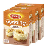 Osem instant vanilla pudding box front, quick dessert option for busy weeknights.