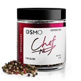 osmo jar front packaging showing branding and peppercorns, enhances pantry appeal