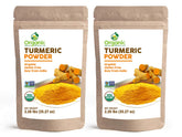 OSR Organic Turmeric packaging shows resealable kraft bag for freshness