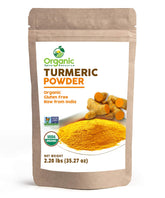 OSR Organic Turmeric Powder in a kraft bag preserves freshness for cooking