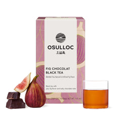 Osulloc Fig Chocolat Black Tea bag with fig and chocolate notes for a refined afternoon tea.