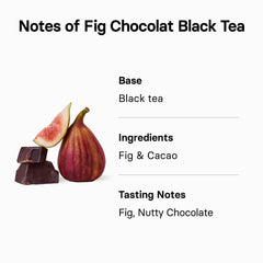 Osulloc Fig Chocolat tea bag ready to brew in seconds for daily enjoyment.