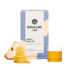 Osulloc Honey Pear Tea packaging showing premium teabags for easy brewing.