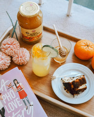 OTOKI Honey Citron Tea paired with pastries for a tasty treat.
