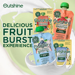 Outshine Fruit & Yogurt Smoothie pouch ingredients emphasize real fruit and yogurt quality.