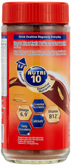 Ovaltine Power 10 tin closure shows easy reseal for weekday mornings