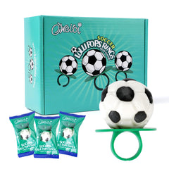 Oweiroi Soccer Ring Candies pack for party favors and celebrations.