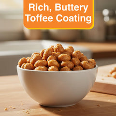 P-Nuttles butter toffee peanuts serving bowl ready for sharing at gatherings.