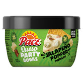 Pace Jalapeño Popper Dip bowl front ready to dip crispy tortilla chips