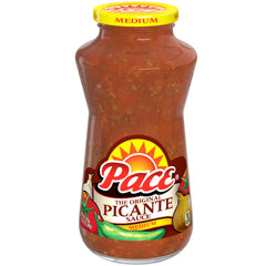 Pace Medium Picante Sauce jar ready for dips and toppings.
