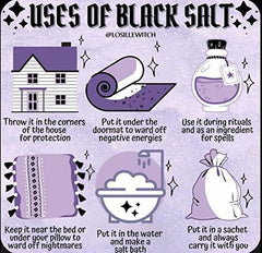 Pachamama Essentials black salt ideal for Wicca ritual use.