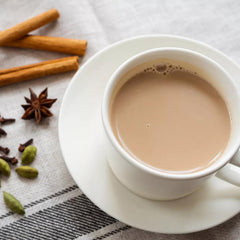 Pacific Chai Vanilla Chai Latte Powder blended into a creamy treat.
