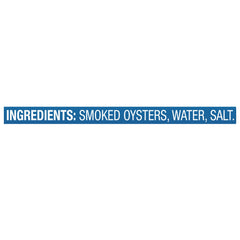 Pacific Pearl water-smoked oysters closeup highlights smoky texture