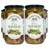 Paisley Farm Five Bean Salad jar front view, convenient protein-rich ready-to-eat side.