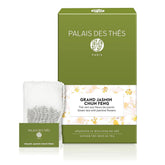 Palais des Thés Grand Jasmine Chun Feng tea bags deliver a fragrant jasmine aroma for everyday tea