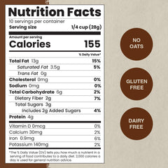 Close-up of Paleonola nuts and seeds blend for a satisfying crunchy texture.