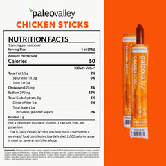 Paleovalley Buffalo sticks side view, portable protein snack for errands