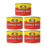 Palm Corned Beef with Juices 15oz can—quick, hearty meals.