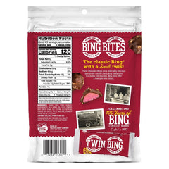 Palmer Candy Bing Bites with roasted peanuts and chocolate, a bite-sized treat for holiday gifting.