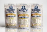Palmetto Farms White Grits 3 Pack front view, ideal for a comforting Southern breakfast.
